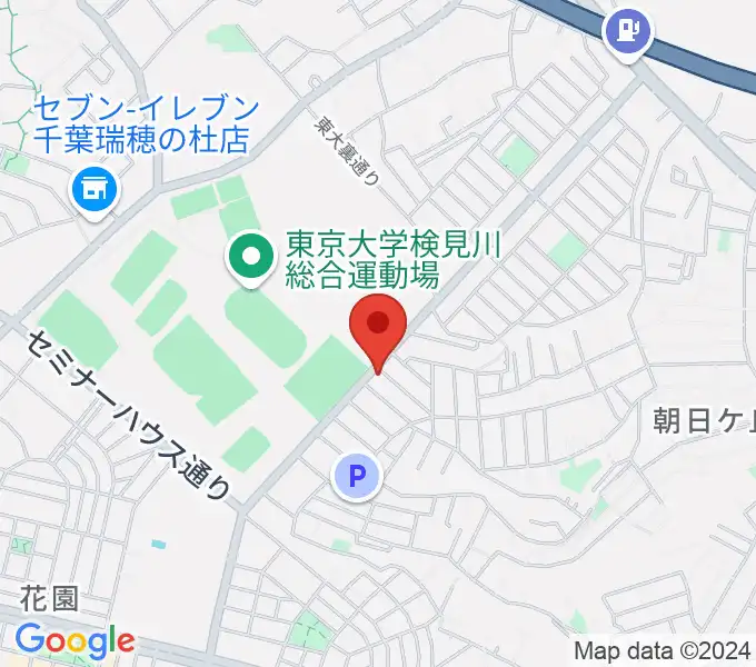 はなみがわ風の丘HALLの地図