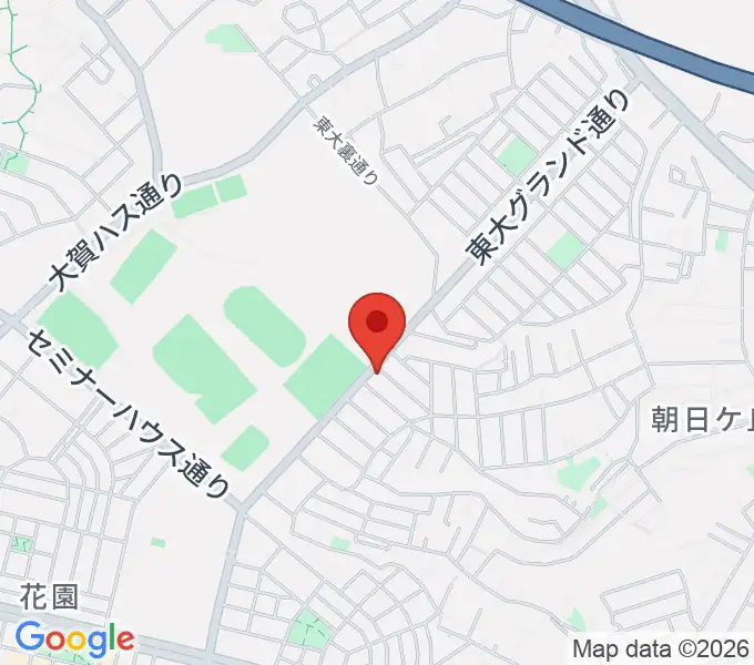 はなみがわ風の丘HALLの地図