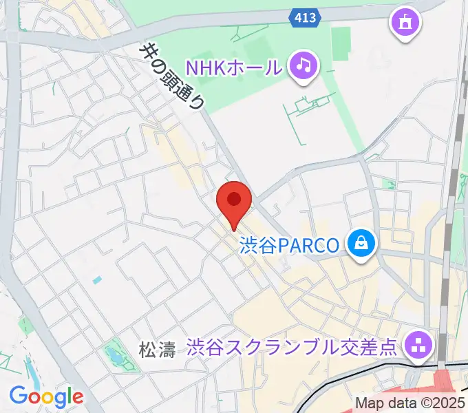 アップリンク渋谷の地図