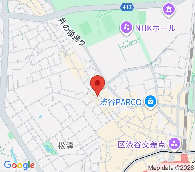 アップリンク渋谷の地図