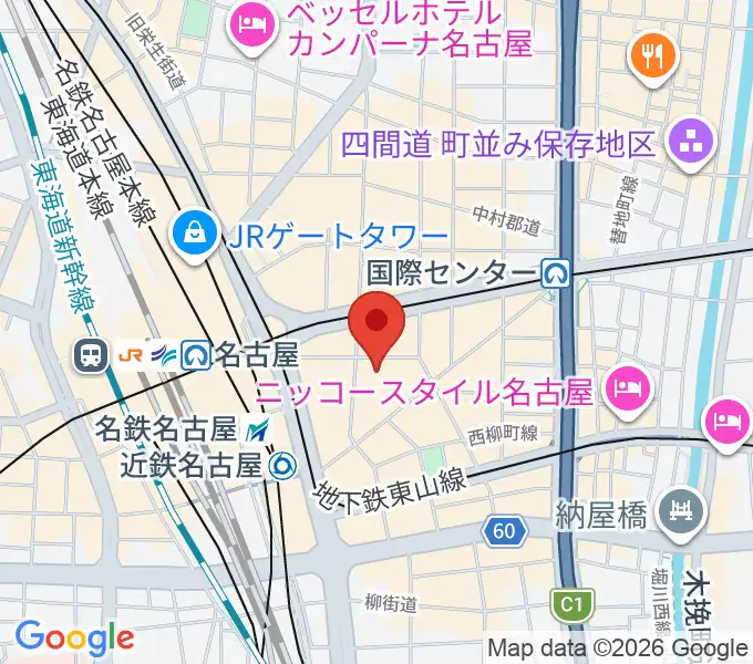 ウインクあいちの地図