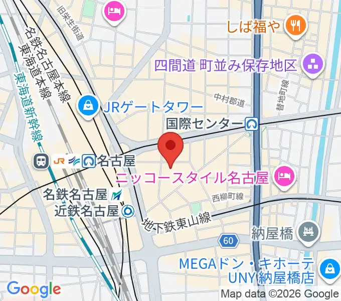 ウインクあいちの地図