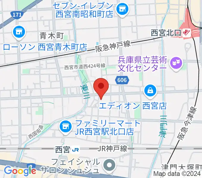 トップピアノの地図