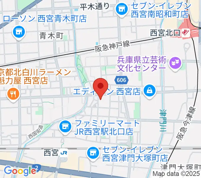 トップピアノの地図