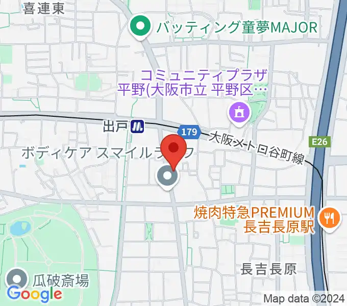 出戸VIEEWの地図