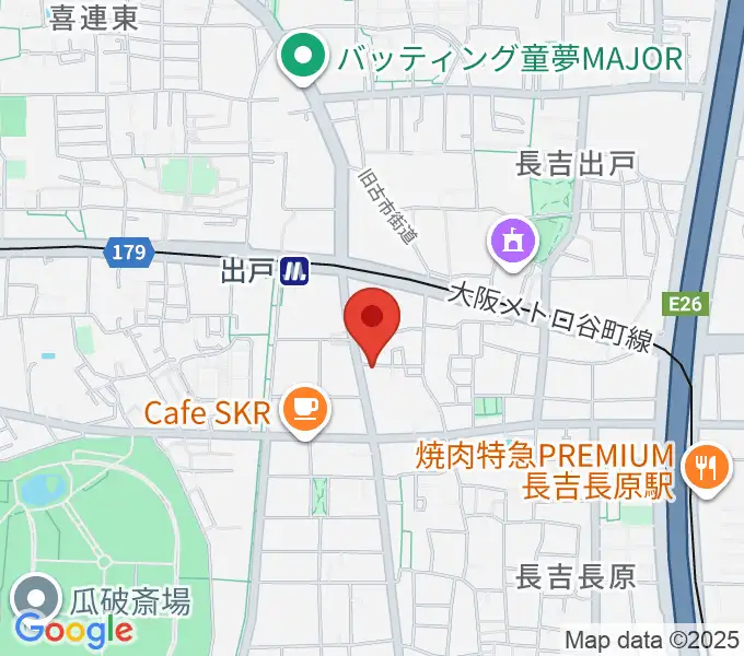 出戸VIEEWの地図