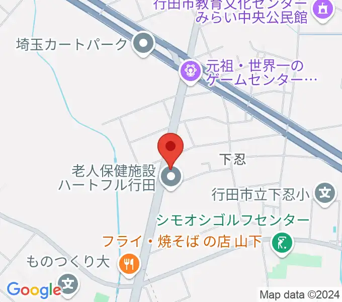 ビートハウス1193の地図