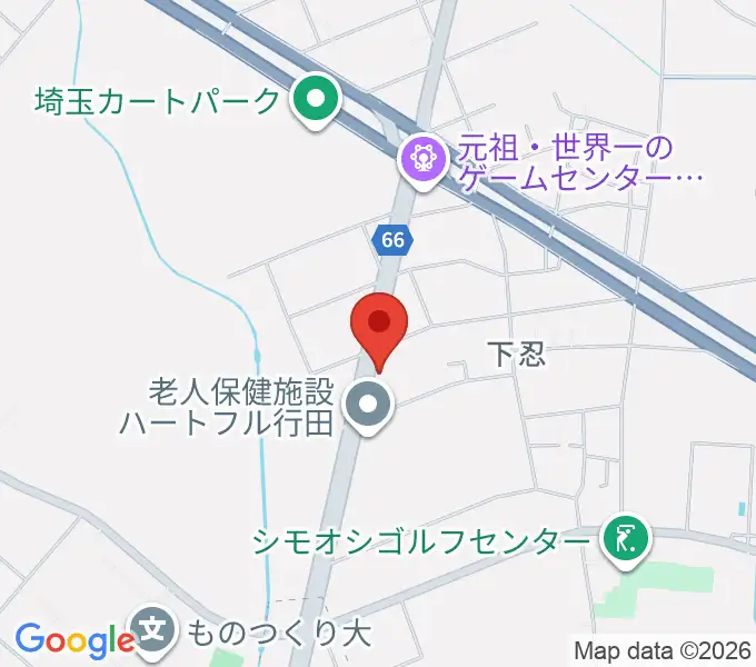 ビートハウス1193の地図