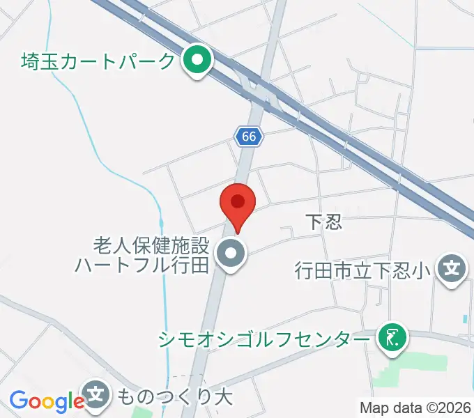 ビートハウス1193の地図