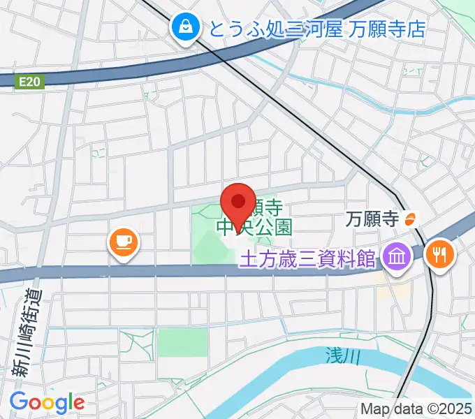 安養寺本堂・客殿地下ホールの地図