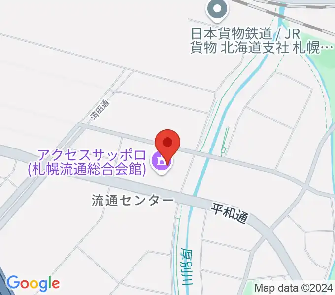 アクセスサッポロの地図