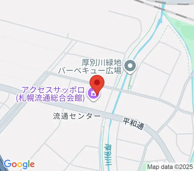 アクセスサッポロの地図