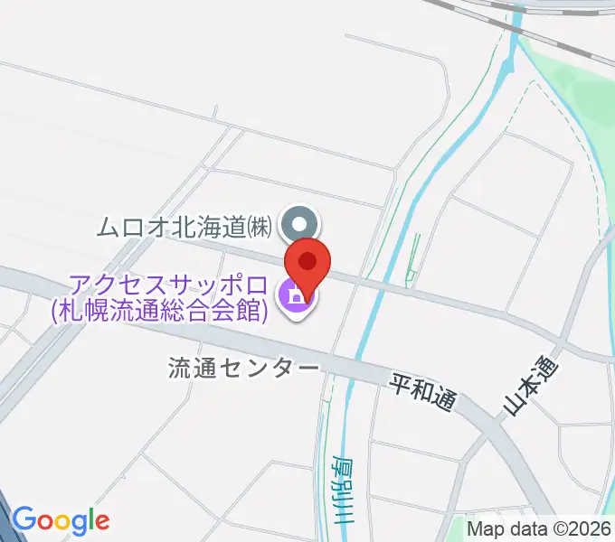 アクセスサッポロの地図