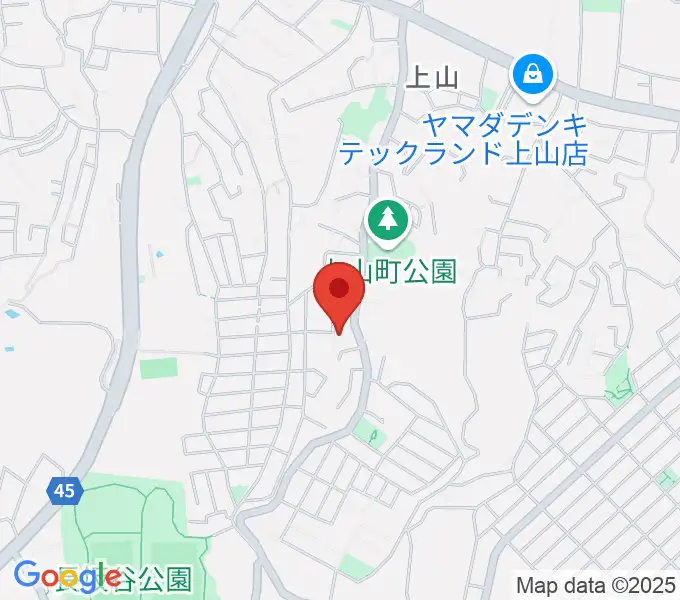 西島ピアノ教室の地図