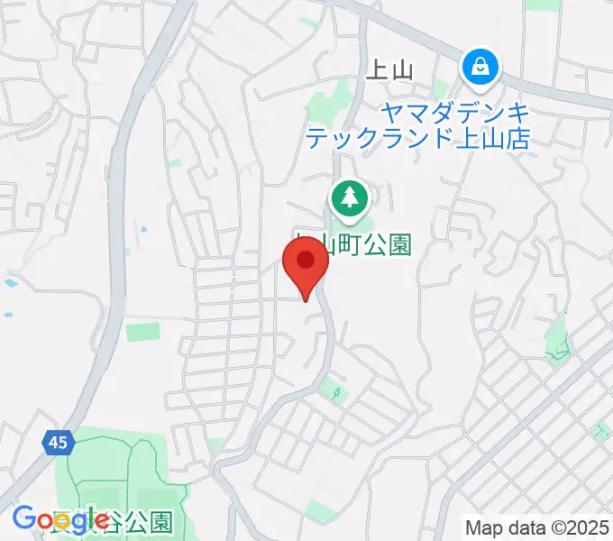 西島ピアノ教室の地図