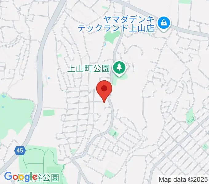 西島ピアノ教室の地図