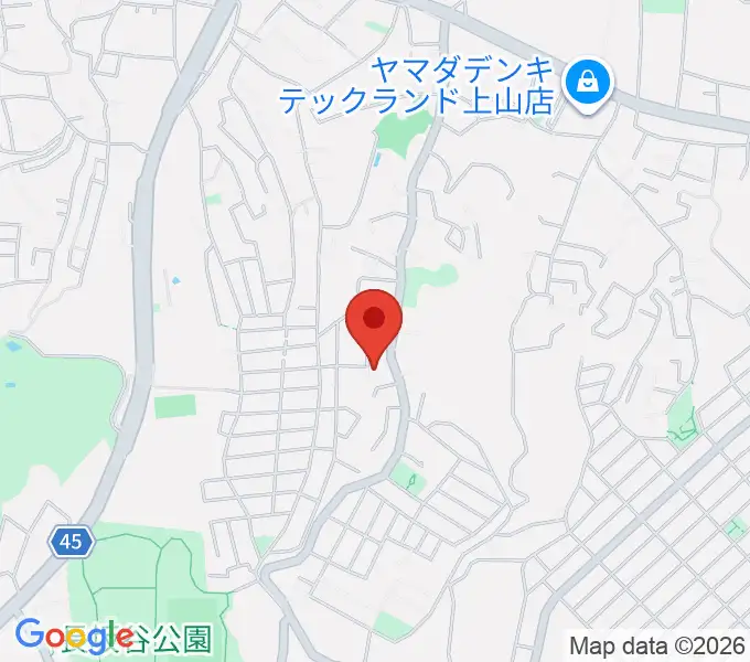 西島ピアノ教室の地図