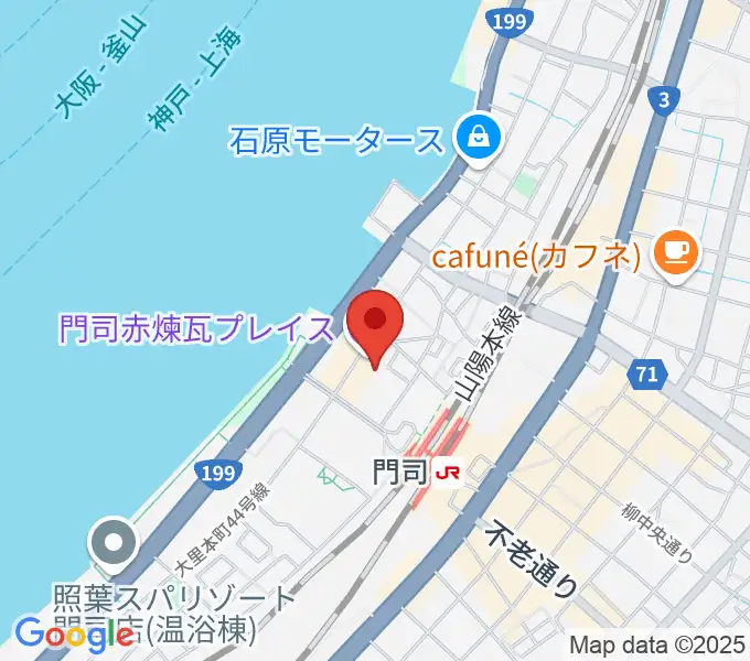 BRICK HALLの地図