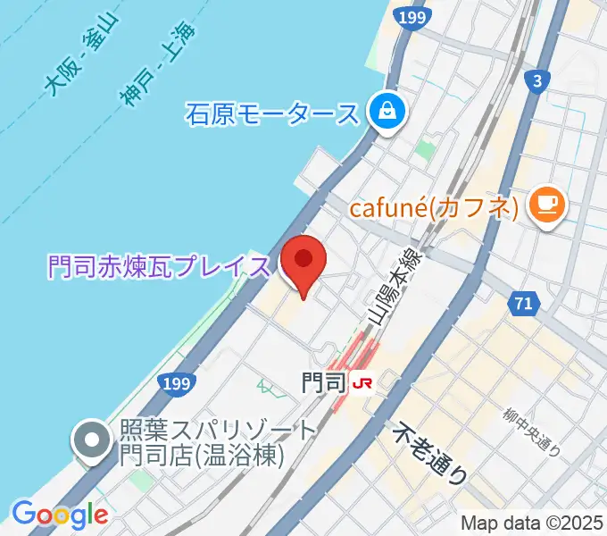 BRICK HALLの地図