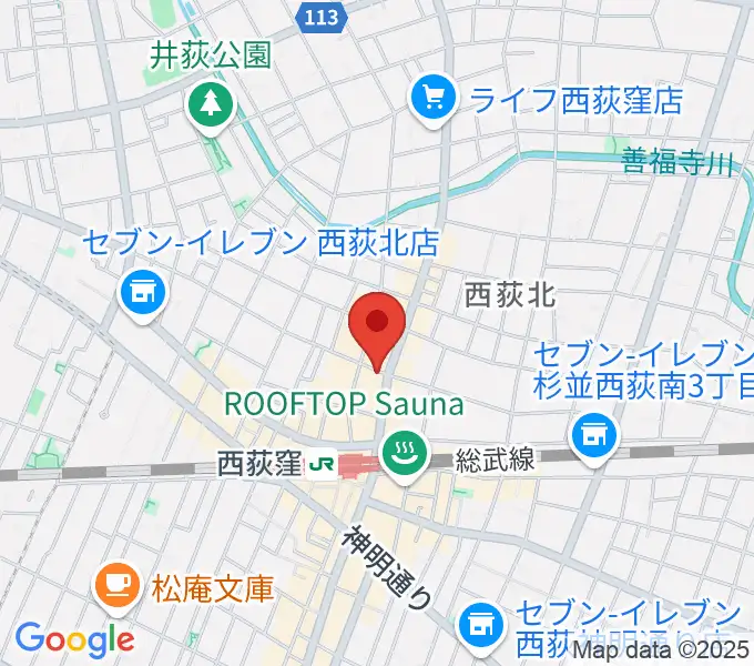 アケタの店の地図