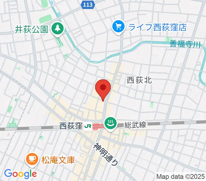 アケタの店の地図
