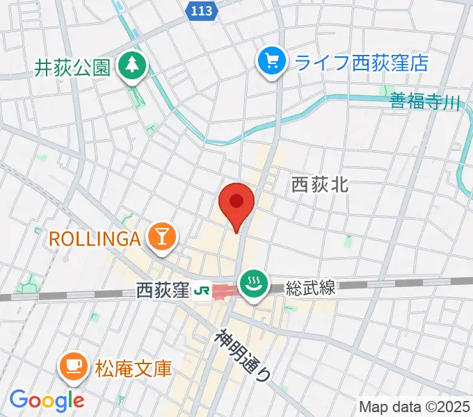 アケタの店の地図