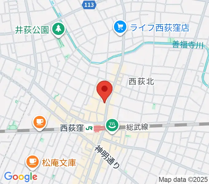 アケタの店の地図