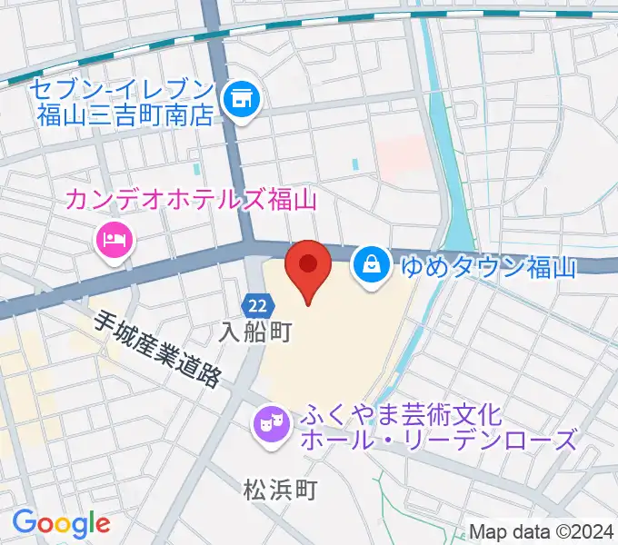 ミュージックパークスガナミの地図