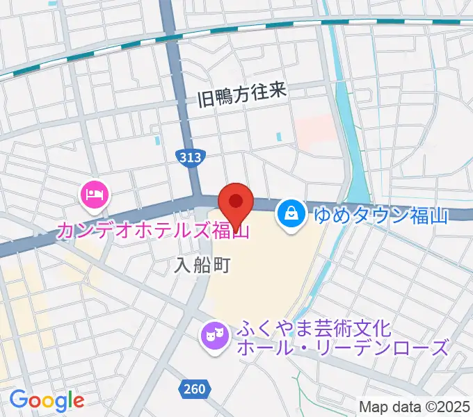 ミュージックパークスガナミの地図