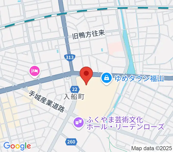 ミュージックパークスガナミの地図