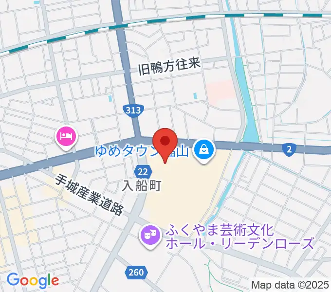 ミュージックパークスガナミの地図