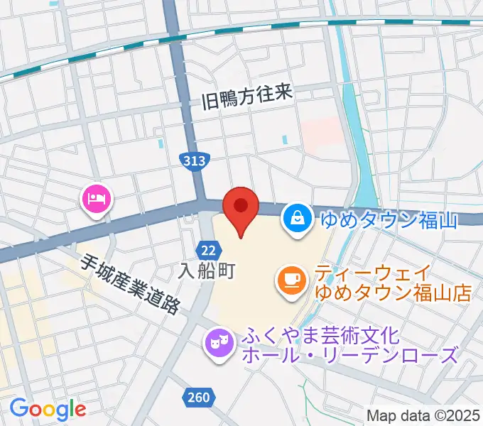 ミュージックパークスガナミの地図