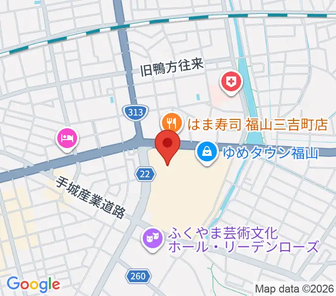ミュージックパークスガナミの地図