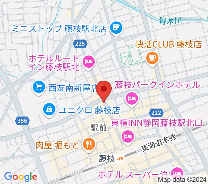 藤枝ココペリの地図