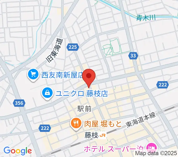 藤枝ココペリの地図