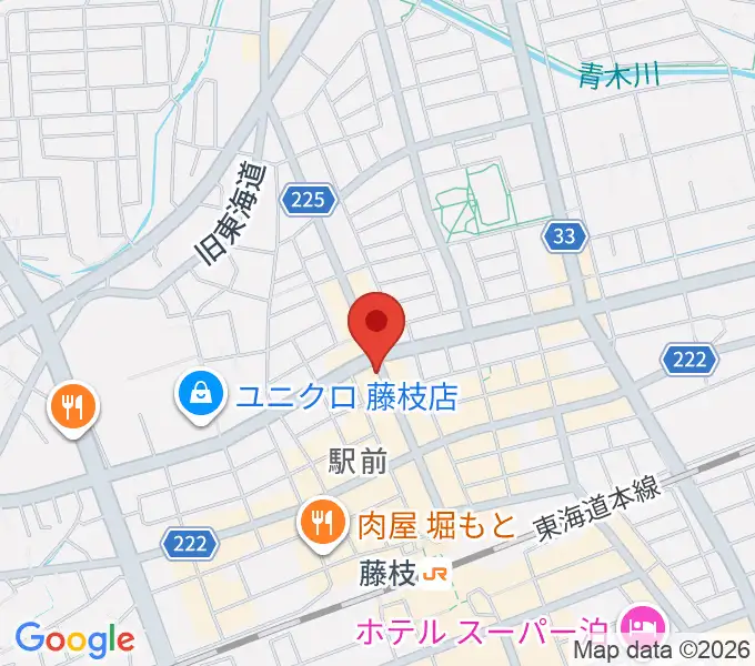 藤枝ココペリの地図