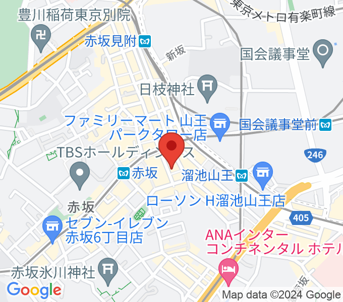 赤坂カンティーナの場所
