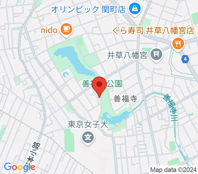 葉月ホールハウスの地図