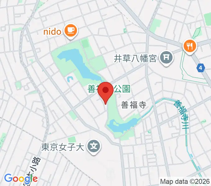 葉月ホールハウスの地図