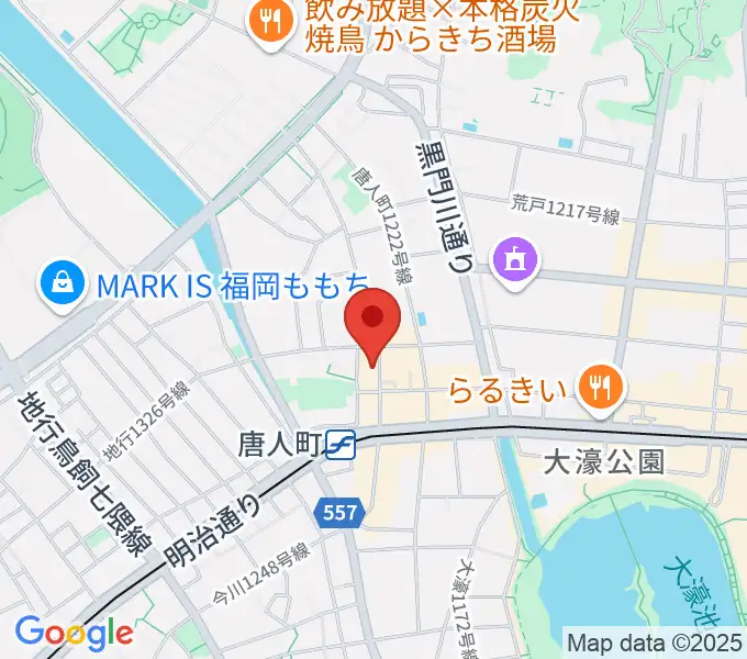 クラングピアノ教室の地図
