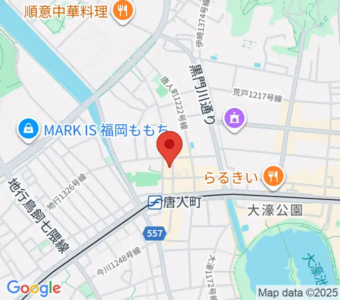 クラングピアノ教室の地図