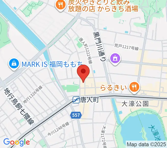 クラングピアノ教室の地図