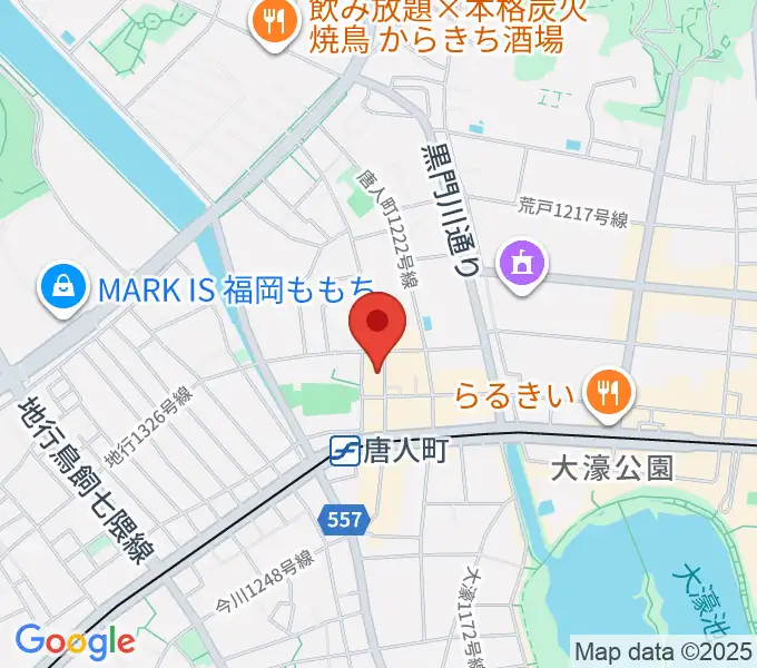 クラングピアノ教室の地図