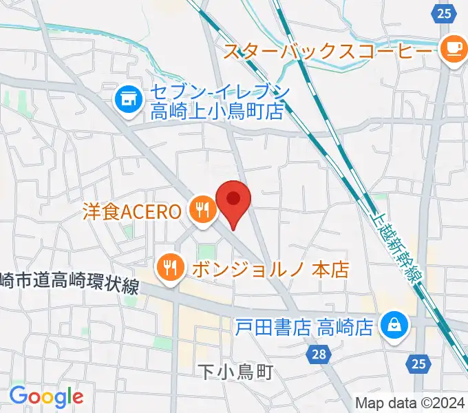 アトリエミストラルの地図