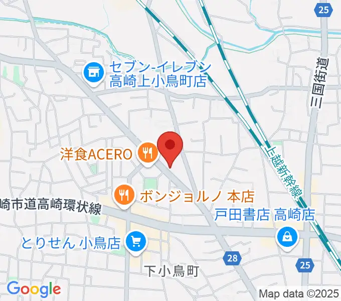 アトリエミストラルの地図