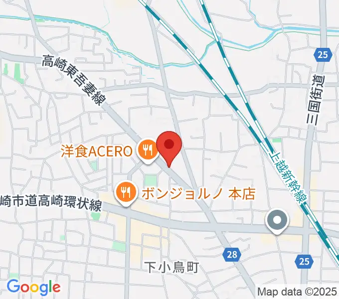 アトリエミストラルの地図