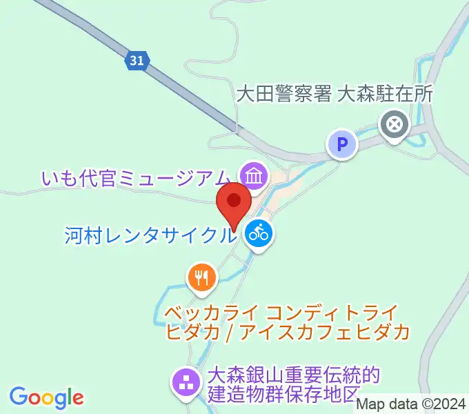 オペラハウス大森座の地図