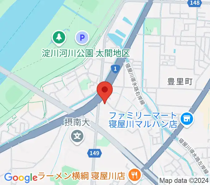 アトリエピアノピアの地図