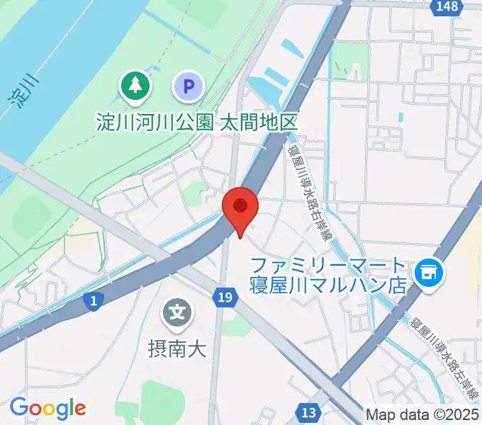 アトリエピアノピアの地図