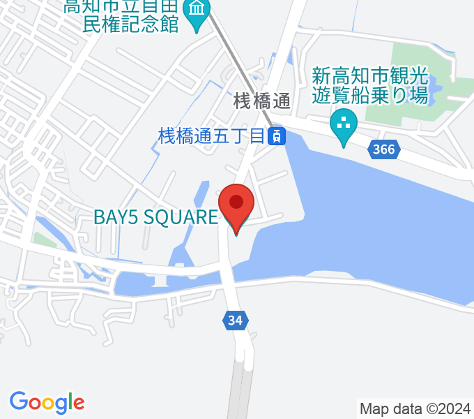 高知BAY5 SQUARE（BAY-B）の場所